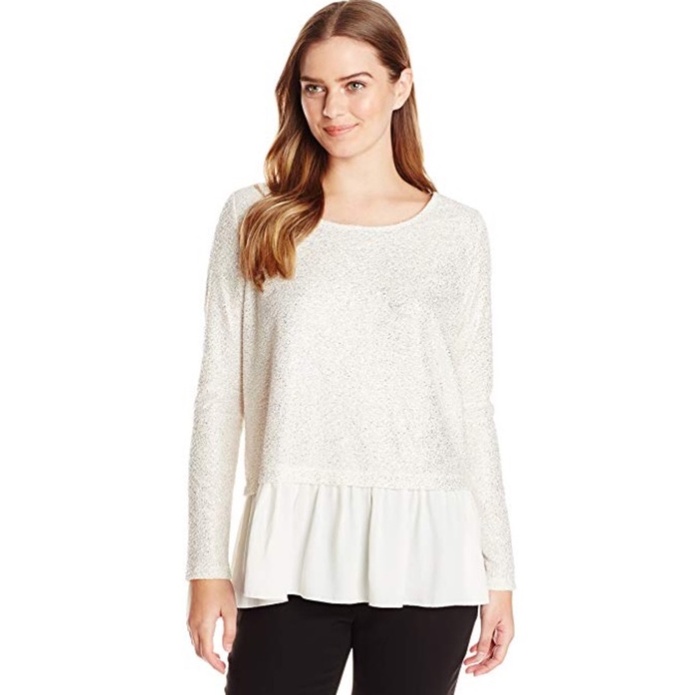 NWT Karen Kane beautiful cream long sleeve size m